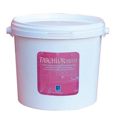 GEMAŞ ''TABCHLOR-MULTİ(MULTİ TABLET)'' STABİLİZE TRİKLOR(90'LIK KLOR) TABLETİ,200 GR.